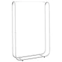 Leñero con protector de lluvia 100x25x150 cm acero galvanizado by , Firewood bags and holders - Ref: Foro24-4100708, Price: 3...