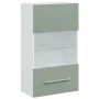 Muebles para TV 5 piezas con iluminación LED verde oliva de , Muebles TV - Ref: Foro24-3324232, Precio: 478,22 €, Descuento: %