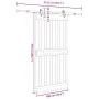 Puerta corredera con herrajes madera maciza de pino 100x210 cm von , Türen - Ref: Foro24-3332687, Preis: 233,59 €, Rabatt: %