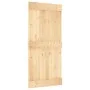 Puerta corredera con herrajes madera maciza de pino 95x210 cm de , Puertas - Ref: Foro24-3332698, Precio: 202,03 €, Descuento: %