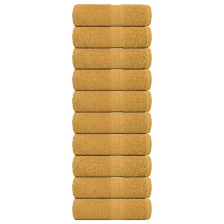 Toallas invitados 10 uds 100% algodón oro 30x50 cm 360 gsm von , Handtücher - Ref: Foro24-136805, Preis: 22,65 €, Rabatt: %