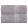 Toallas de jabón 2 uds gris 30x30 cm 360 gsm 100% algodón de , Toallas - Ref: Foro24-136824, Precio: 12,05 €, Descuento: %