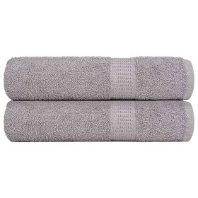 Toallas de mano 2 uds 100% algodón gris 50x100 cm 360 gsm by , Towels - Ref: Foro24-136830, Price: 16,81 €, Discount: %