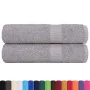 Toallas de mano 2 uds 100% algodón gris 50x100 cm 360 gsm von , Handtücher - Ref: Foro24-136830, Preis: 16,81 €, Rabatt: %