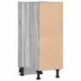 Armario bajo de madera de ingeniería gris sonoma 30x44,5x81,5cm de , Armarios de cocina - Ref: Foro24-854198, Precio: 56,28 €...