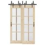 Kit de herrajes para puertas correderas acero negro 152,5 cm von , Türartikel - Ref: Foro24-3295725, Preis: 139,82 €, Rabatt: %