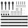 Kit de herrajes para puertas correderas acero negro 152,5 cm von , Türartikel - Ref: Foro24-3295725, Preis: 139,82 €, Rabatt: %