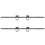 Kit de herrajes para puertas correderas acero negro 200 cm von , Türartikel - Ref: Foro24-3295738, Preis: 109,49 €, Rabatt: %