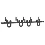 Kit de herrajes para puertas correderas acero negro 183 cm de , Artículos para puertas - Ref: Foro24-3295733, Precio: 121,52 ...