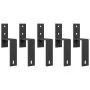 Kit de herrajes para puertas correderas acero negro 183 cm de , Artículos para puertas - Ref: Foro24-3295733, Precio: 121,52 ...