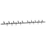 Kit de herrajes para puertas correderas acero negro 427 cm by , Door items - Ref: Foro24-3295746, Price: 319,02 €, Discount: %