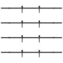 Kit de herrajes para puertas correderas acero negro 427 cm by , Door items - Ref: Foro24-3295746, Price: 319,02 €, Discount: %