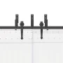 Kit de herrajes para puertas correderas acero negro 427 cm by , Door items - Ref: Foro24-3295746, Price: 319,02 €, Discount: %