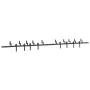 Kit de herrajes para puertas correderas acero negro 427 cm von , Türartikel - Ref: Foro24-3295744, Preis: 283,59 €, Rabatt: %
