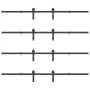Kit de herrajes para puertas correderas acero negro 427 cm von , Türartikel - Ref: Foro24-3295744, Preis: 283,59 €, Rabatt: %