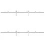 Kit de herrajes para puerta corredera 183 cm acero plateado de , Artículos para puertas - Ref: Foro24-3295765, Precio: 206,44...