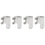 Kit de herrajes para puerta corredera 366 cm acero plateado de , Artículos para puertas - Ref: Foro24-3295767, Precio: 494,31...