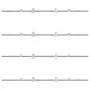 Kit de herrajes para puerta corredera 366 cm acero plateado de , Artículos para puertas - Ref: Foro24-3295767, Precio: 494,31...