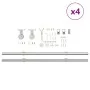 Kit de herrajes para puerta corredera 366 cm acero plateado de , Artículos para puertas - Ref: Foro24-3295767, Precio: 494,31...