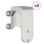 Kit de herrajes para puerta corredera 366 cm acero plateado de , Artículos para puertas - Ref: Foro24-3295773, Precio: 406,68...