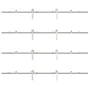 Kit de herrajes para puerta corredera 366 cm acero plateado de , Artículos para puertas - Ref: Foro24-3295773, Precio: 406,68...