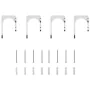 Kit de herrajes para puerta corredera 366 cm acero plateado de , Artículos para puertas - Ref: Foro24-3295773, Precio: 406,68...