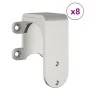 Kit de herrajes para puerta corredera 366 cm acero plateado de , Artículos para puertas - Ref: Foro24-3295771, Precio: 357,29...