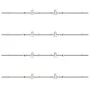 Kit de herrajes para puerta corredera 366 cm acero plateado de , Artículos para puertas - Ref: Foro24-3295771, Precio: 357,29...