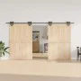Kit de herrajes para puertas correderas acero negro 400 cm von , Türartikel - Ref: Foro24-3295790, Preis: 102,41 €, Rabatt: %
