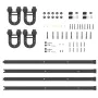 Kit de herrajes para puertas correderas acero negro 400 cm von , Türartikel - Ref: Foro24-3295790, Preis: 102,41 €, Rabatt: %