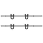 Kit de herrajes para puertas correderas acero negro 400 cm von , Türartikel - Ref: Foro24-3295790, Preis: 102,41 €, Rabatt: %