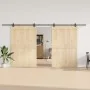 Kit de herrajes para puertas correderas acero negro 427 cm von , Türartikel - Ref: Foro24-3295792, Preis: 148,44 €, Rabatt: %