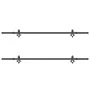 Kit de herrajes para puertas correderas acero negro 427 cm von , Türartikel - Ref: Foro24-3295792, Preis: 148,44 €, Rabatt: %