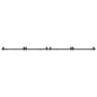 Kit de herrajes para puertas correderas acero negro 400 cm by , Door items - Ref: Foro24-3295802, Price: 171,01 €, Discount: %