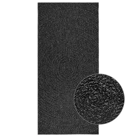 Alfombra ZIZUR apariencia yute interior exterior antracita by , Rugs - Ref: Foro24-4010345, Price: 58,09 €, Discount: %