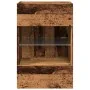 Muebles de TV pared con luces LED 2 uds envejecida 40x30x60,5cm von , TV-Möbel - Ref: Foro24-857680, Preis: 86,87 €, Rabatt: %