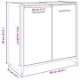 Armario para lavabo de baño madera ingeniería envejecida von , Badezimmermöbel - Ref: Foro24-856039, Preis: 47,76 €, Rabatt: %