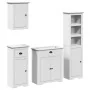 Juego de muebles de baño BODO 4 pzas madera maciza pino blanco de , Muebles de baño - Ref: Foro24-3307650, Precio: 359,01 €, ...