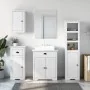 Juego de muebles de baño BODO 4 pzas madera maciza pino blanco de , Muebles de baño - Ref: Foro24-3307650, Precio: 359,01 €, ...