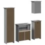 Juego de muebles de baño BODO 4 pzas madera maciza pino gris de , Muebles de baño - Ref: Foro24-3307652, Precio: 352,00 €, De...
