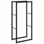 Leñero de acero negro 55x30x116 cm von , Brennholztaschen und -halter - Ref: Foro24-4018465, Preis: 34,75 €, Rabatt: %