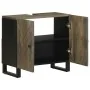 Mueble para lavabo de madera maciza de mango negro 62x33x58 cm von , Badezimmermöbel - Ref: Foro24-4017703, Preis: 91,79 €, R...