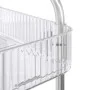 Carro de almacenamiento 2 niveles transparente 37x28x43,5 cm by , Cargo forklifts - Ref: Foro24-4012375, Price: 28,27 €, Disc...