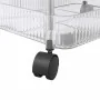 Carro de almacenamiento 2 niveles transparente 37x28x43,5 cm by , Cargo forklifts - Ref: Foro24-4012375, Price: 28,27 €, Disc...