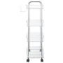 Carro de almacenamiento 4 niveles transparente 37x28x95 cm de , Carretillas de carga - Ref: Foro24-4012380, Precio: 37,61 €, ...