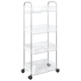 Carro de almacenamiento 4 niveles transparente 37x28x95 cm de , Carretillas de carga - Ref: Foro24-4012380, Precio: 37,61 €, ...