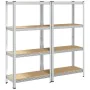 Estantes de almacenamiento de 4 capas 2 uds von , Industrieregale - Ref: Foro24-4016933, Preis: 61,94 €, Rabatt: %