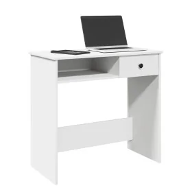 Escritorio de madera contrachapada blanco 80x40x75 cm by , Desks - Ref: Foro24-860472, Price: 71,60 €, Discount: %