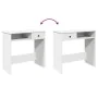 Escritorio de madera contrachapada blanco 80x40x75 cm von , Schreibtische - Ref: Foro24-860472, Preis: 71,52 €, Rabatt: %
