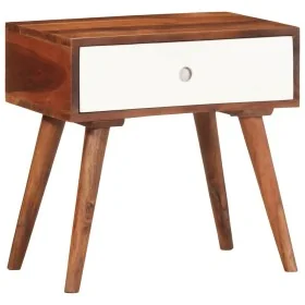 Mesa auxiliar madera maciza acacia 45x30x45 cm by , Side tables - Ref: Foro24-4102371, Price: 96,65 €, Discount: %